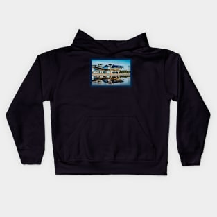 Airplane and reflection Kids Hoodie